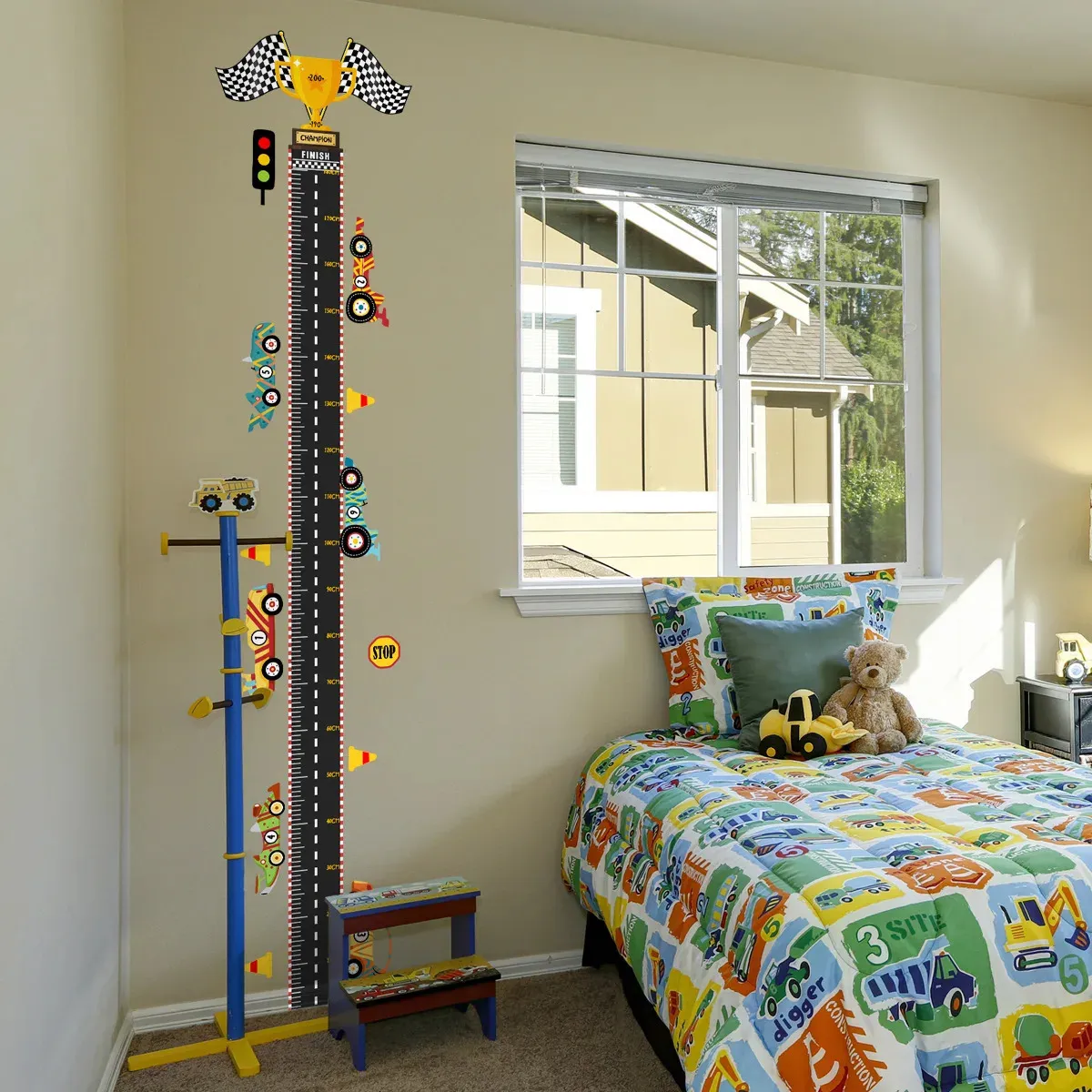 Animal Nursery Wallpaper Cartoon Wall Art: Peel \u0026 Stick Animals Wall Decals  For Kids Rooms, Baby Nursery Decor Giraffe, Elephant, Train \u0026 Stars From  Xianstore06, $8.12 | DHgate.Com, image size:1200x1200