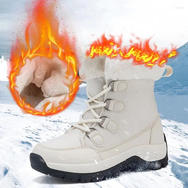 Laarzen Heren Klassieke Sneeuw Winter Warm Paar Schoenen Handgemaakte Platform Dames Enkel Botas De Mujer Big Size Booties