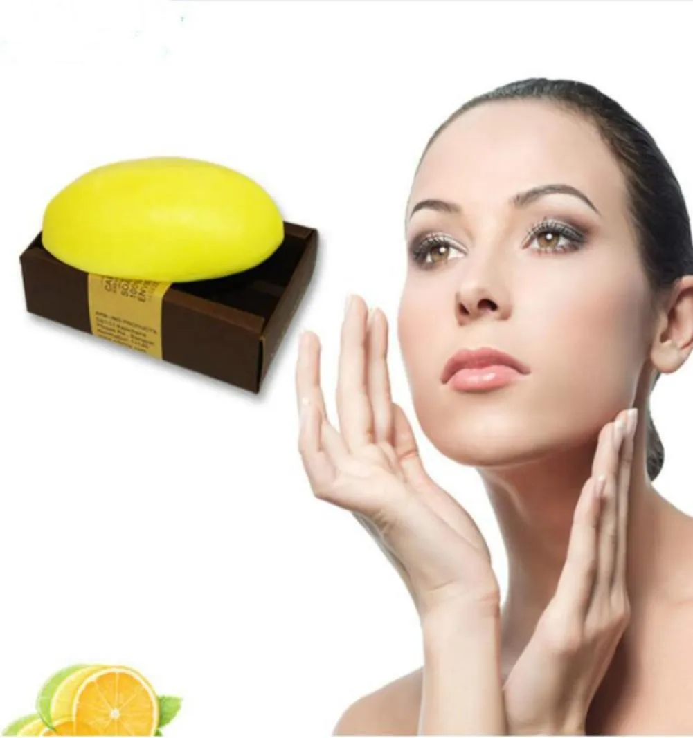 130 g citron handgjorda tvål vitning baddusch tvål kropp hud hälsovård rengöring skönhet liv doft tvål gåva1602920