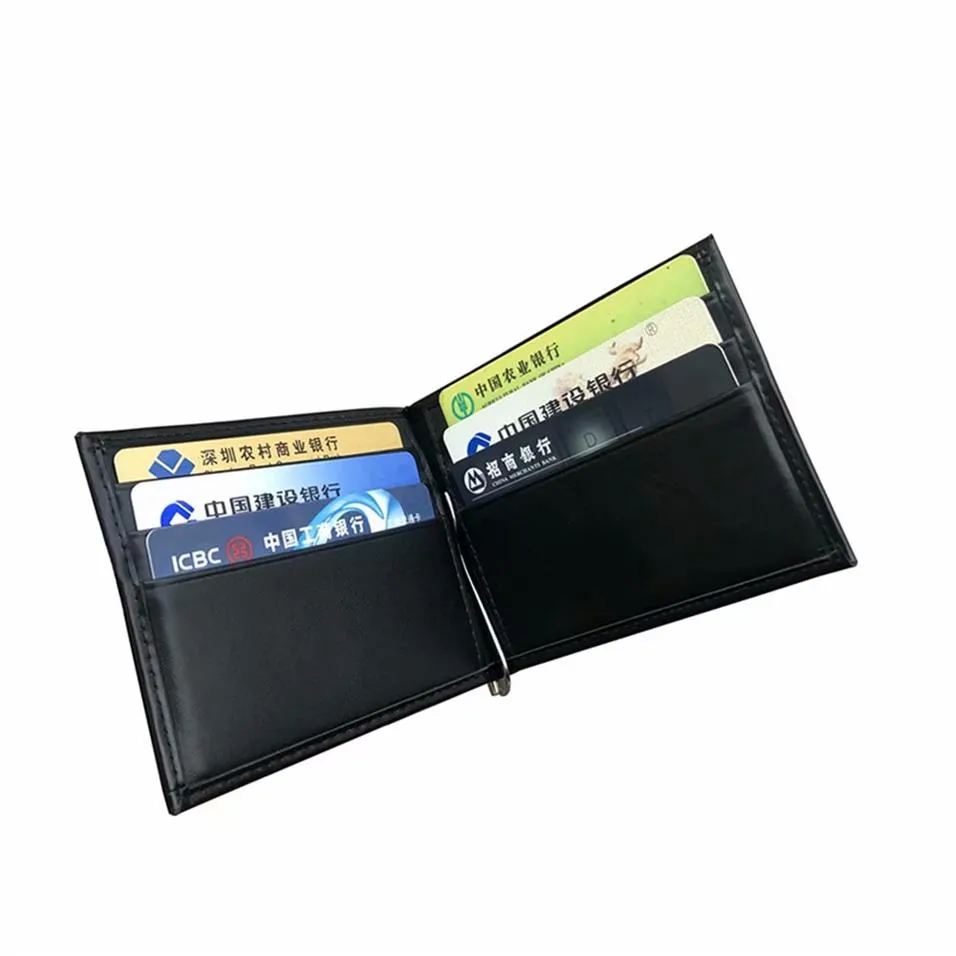 luxury Wallets for Credit Cards Mens Leather Wallet with Card Holder Money Clip Men's Purse With box333d