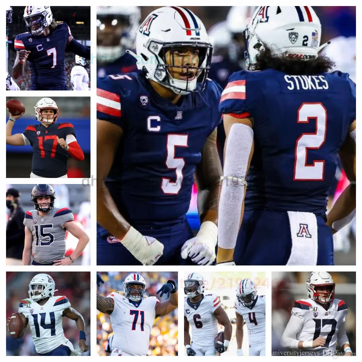 Arizona Wildcats Football Jersey: Custom College Team Gear