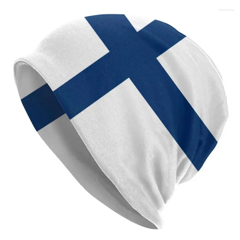 Berretti Bandiera personalizzata della Finlandia Cappello a cuffia slouchy Donna Uomo Hippie Lavorato a maglia Skullies Berretti Berretti per sci invernale