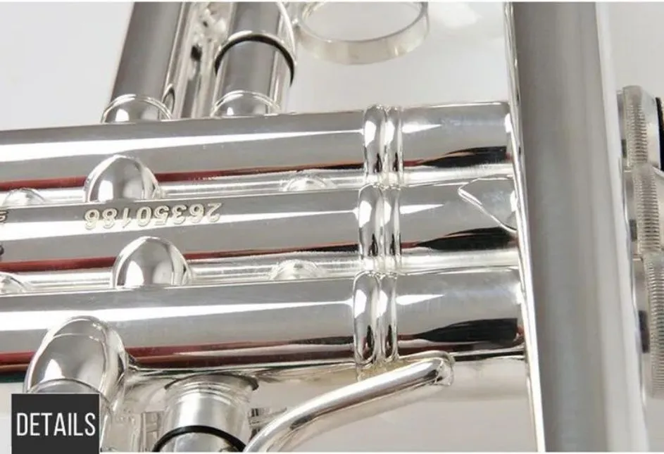 Instrumento musical Stradivarius Top Trumpet TR600 Bb Trumpet banhado a ouro música de qualidade profissional grátis