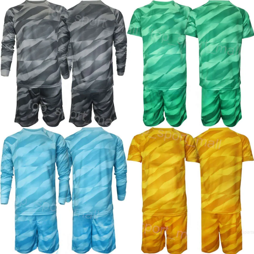 Club Team Man Kids 23 24 UNAM Futebol Goleiro 1 Julio Gonzalez Jerseys Set Goalie GK Manga Longa 33 Gil Alcala Camisa de Futebol Kits Uniforme Preto Verde Azul Amarelo