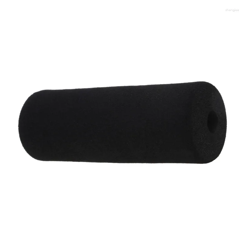 Accessoires noirs coussinets en mousse rouleaux tampon souple Tube couverture Machine jambe gymnastique pièces de rechange pour équipement d'exercice à domicile