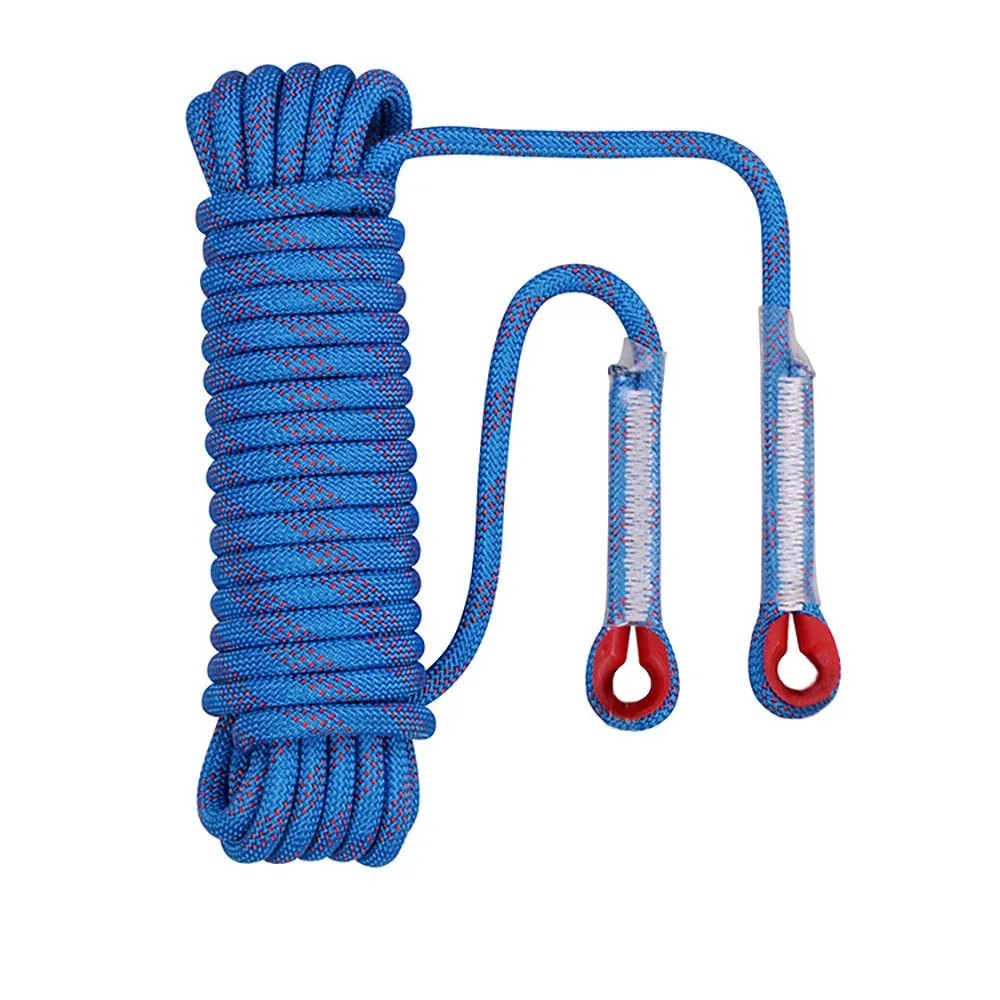 Corde De Secours Corde D'escalade Polyester 10mm-16mm - 10 à 100m - Pour Alpinisme, Secours, Canyoning (verte) Corde D'escalade Grimpeur