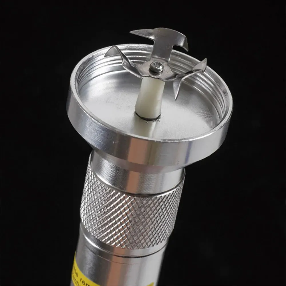 Eectric Herb Grinder Smoking Aluminum Alloy Torch Grinder Automatic Flashlight Pollen Crusher Metal Grinders for Tobacco