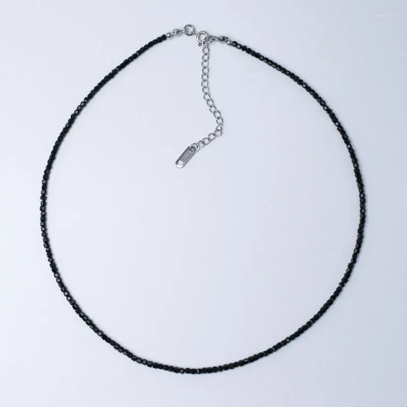 Chaines mx simples perles noires
