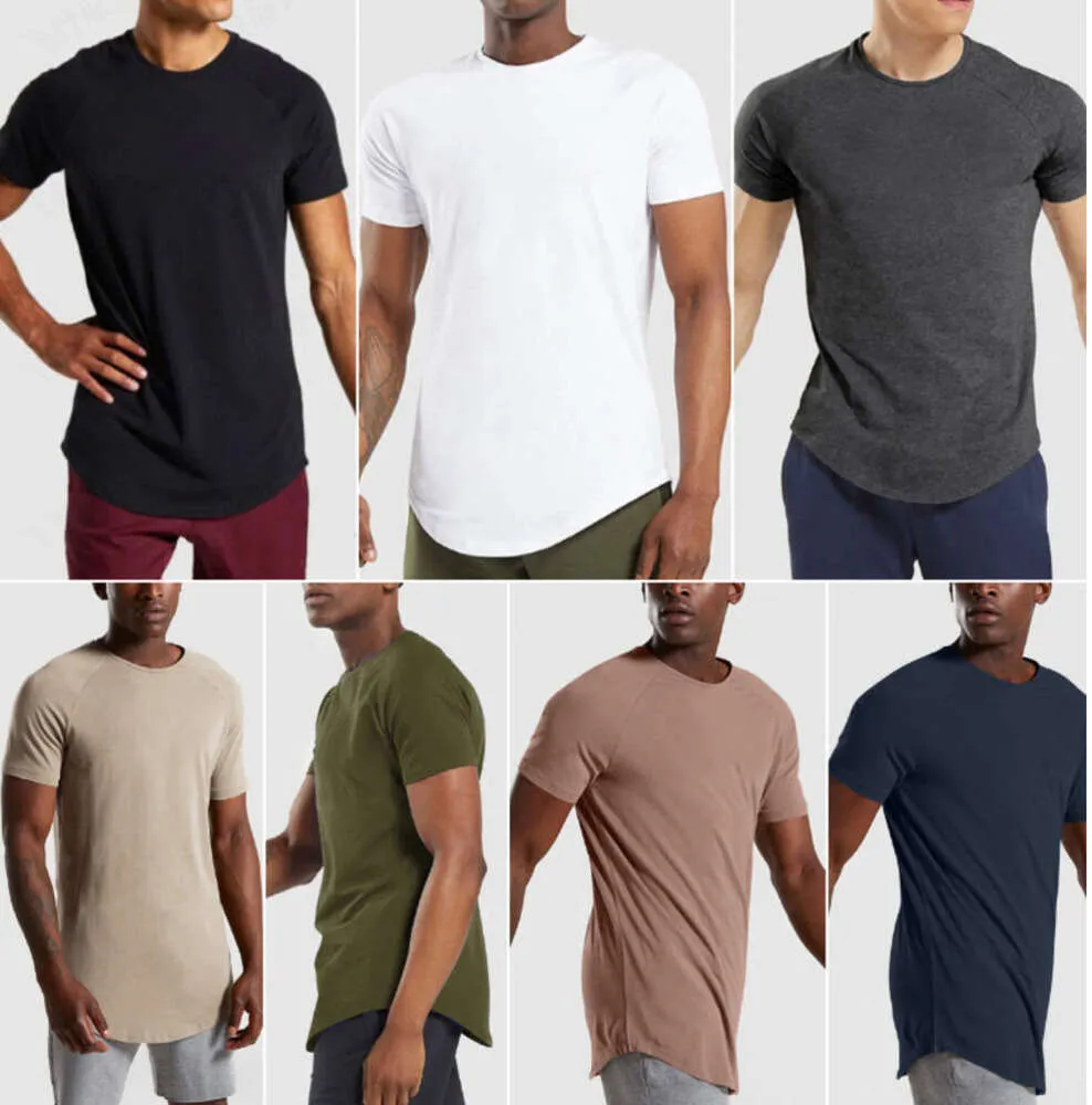 LL T-Shirts Tops Gym Clothing Summer Exercise Fitness Wear Sportwear Running Loose Short Sleeve Shirts all-match Fashion Brand Clothes