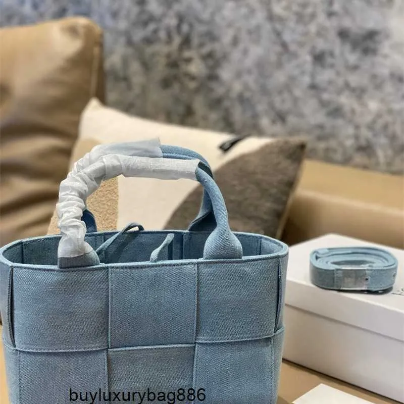 Borse firmate da donna BottegvVeneta Borse totes Borse in pelle intrecciata Borsa tote in denim Borsa da donna grande in tessuto Cestino per verdure di grande capacità Borsa in tela One Shoul HB4V