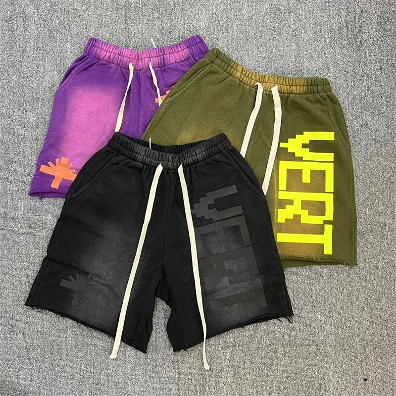 Pantaloncini a stampa nera blu grigio rosso rosso uomo jogger shorts sudore colavo 1 uomo di qualità oversized uomo s 22