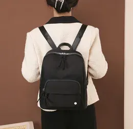 lu Backpack Fashion All-match Oxford Cloth Anti Splash Water Large Capacity Women Leisure Travel Backpack 6745