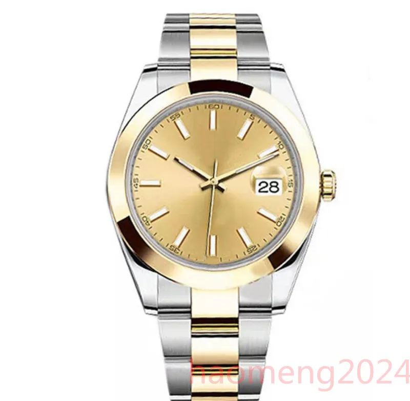 U1 Top AAA Reloj Wimbledon Dial Datejust Reloj con bisel liso 41 mm 126333 126334 Relojes de pulsera mecánicos automáticos Correa Jubilee Movimiento de zafiro Relojes para hombres