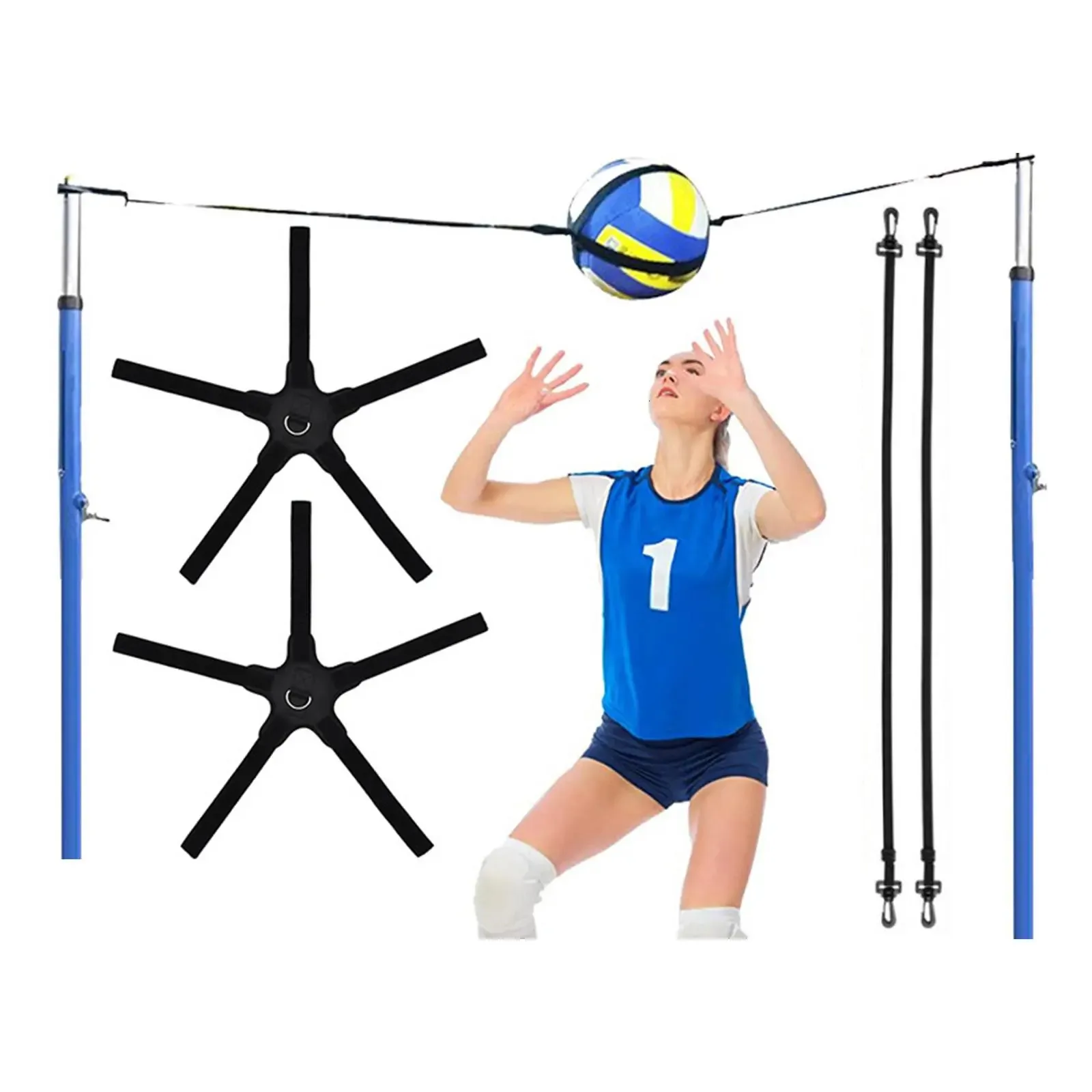 Volleyball Spike Trainer Volleyball Practice Equipment Improve Hitting Placement I.827356810