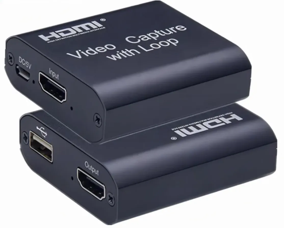 thumbnail image 2 of HDMI To USB 2.0 Video Capture Card – 1080p HD Recorder, Plug-and-Play For Game Streaming, Live Video, Portable 2 of 5