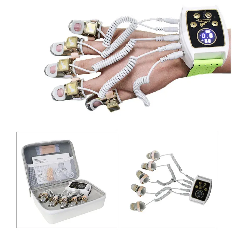 Inne elementy masażu Częstotliwość radiowa Mikrokrurrent Golden Finger RF EMS Maszyna piękności twarz Podnoszenie ciała masażer grawitacyjny diamentowy palcem 231204