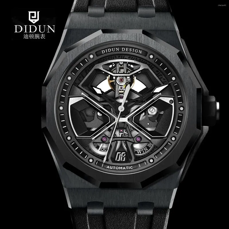 Orologi da polso DIDUN 2023 Orologio da uomo di lusso Top Brand Meccanico automatico inossidabile Fashion Business Orologio maschile Orologio da polso luminoso