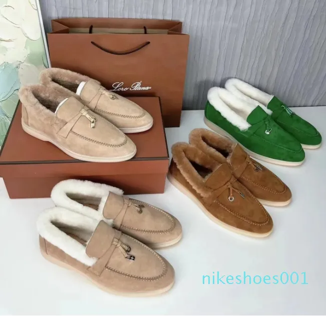 Couple Shoe Walk Suede Sneaker Hiver Femmes Casual Chaussure Mocassins De Mode Mocassins Hommes Haut Haut Appartements De Luxe Designer Plat En Cuir Véritable