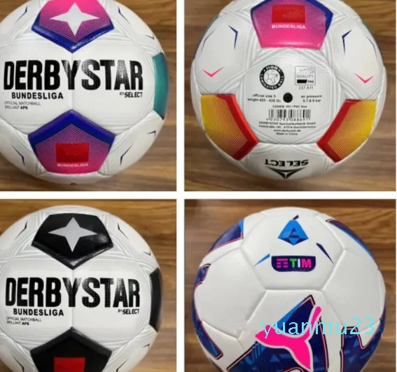 Yeni Serie A Bundesliga Ligi Maç Futbol Topları Merlin Football Parçacık Kayma Direniş Oyunu Eğitim Topu