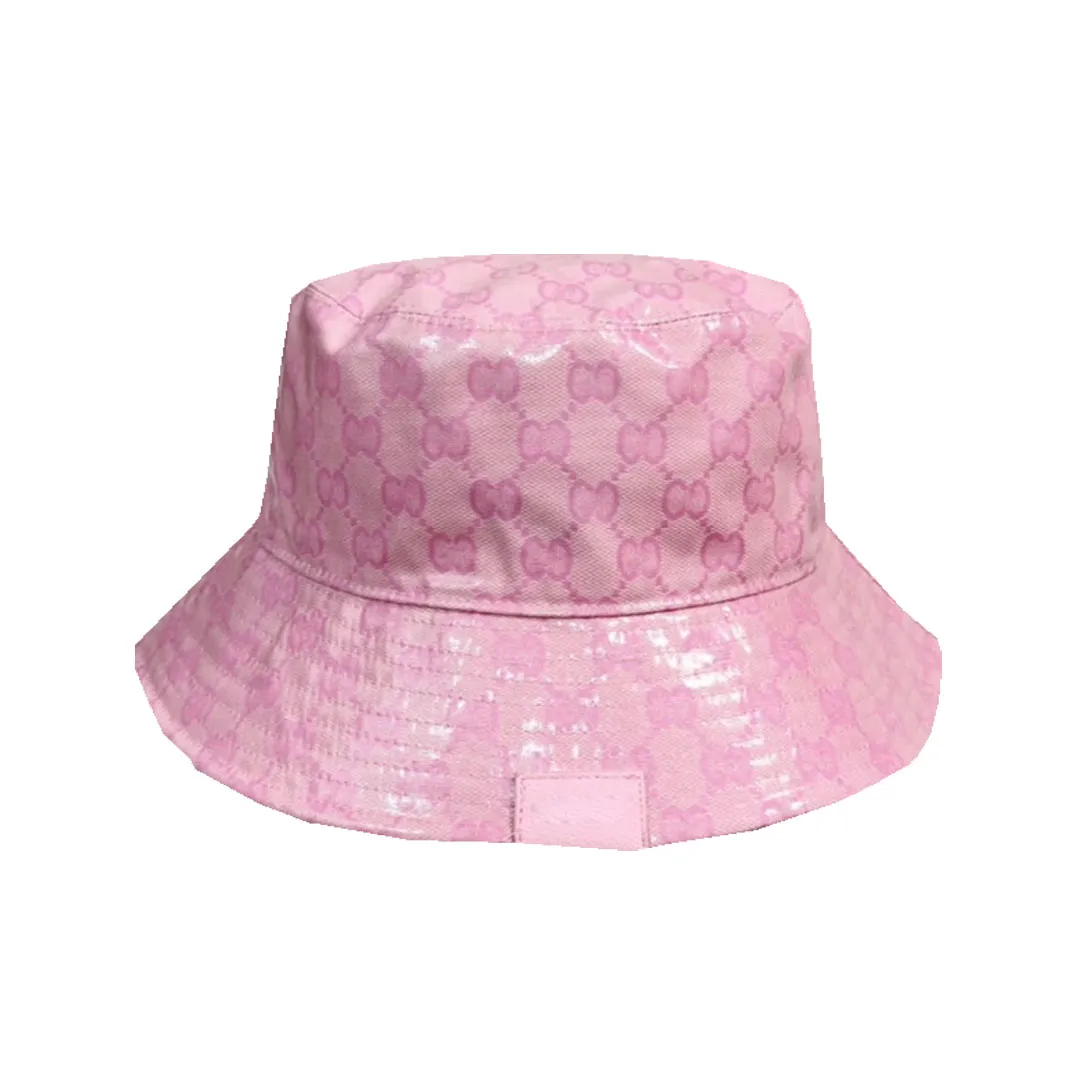 Ladies Spring and Summer Bucket Hat Jacquard Fabric Breathable Fashion Designer Fisherman Hat Letter Printed Sun Protection Hats