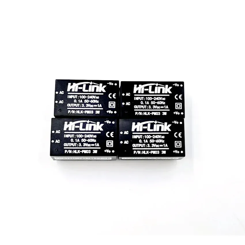 HLK-PM03 AC-DC 220V a 3.3V Módulo Step Down Buck Módulo conversor de interruptor de fonte de alimentação isolado para modelo Rc