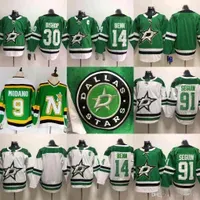 2020 Dallas Stars 91 Tyler Seguin Ice Hockey Jerseys 14 Jamie Benn 30 Ben Bishop Jersey Men Blank Green Color Team All Stitched S-3XL