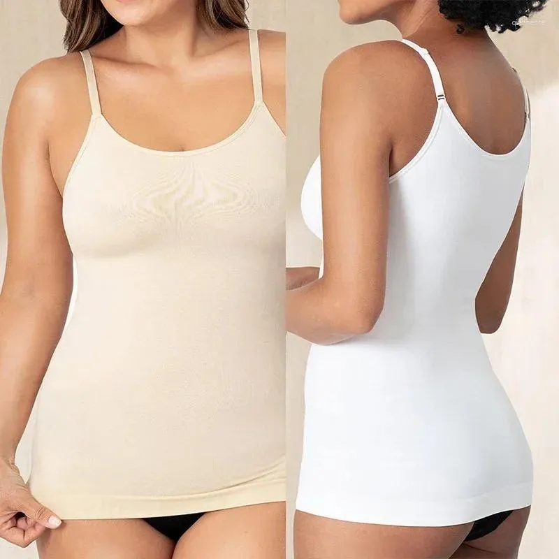 Women's Shapers 2PC Daily Body Body Shaper Camisole Camisole Tank Top Top Shapewear Tops Control talii