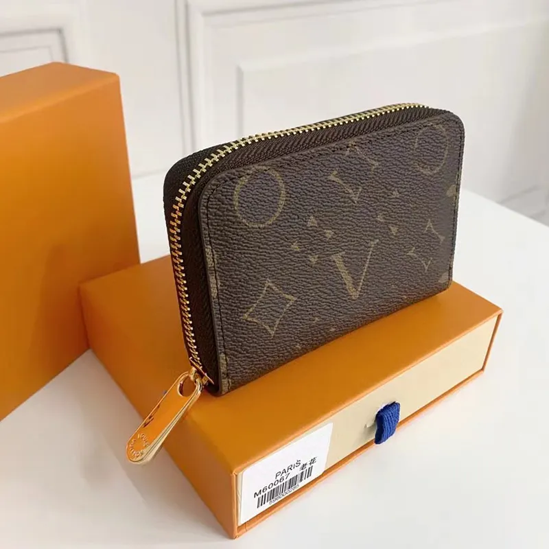 Genuine Leather Designer Wallets For Men And Women Boxed Card