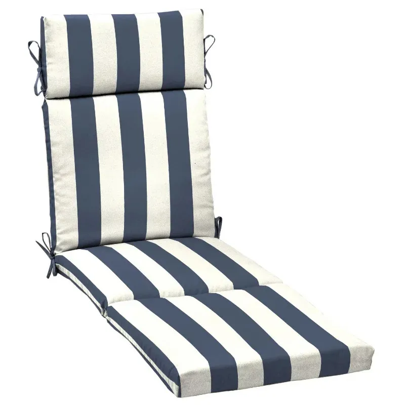 Almofada/travesseiro decorativo pilares 72" x 21" listra azul marinho retângulo chaise lounge almofada 1 peça 231204