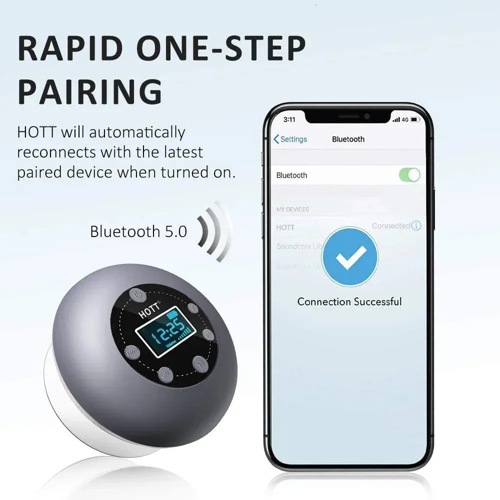 Computer Sers S602 Shower Radio Bluetooth Waterproof Portable Bathroom With  Microphone FM Clock LCD Display Handsfree Call from Dhgate Computer  Speakers - price 63.24, image size:1000x1000