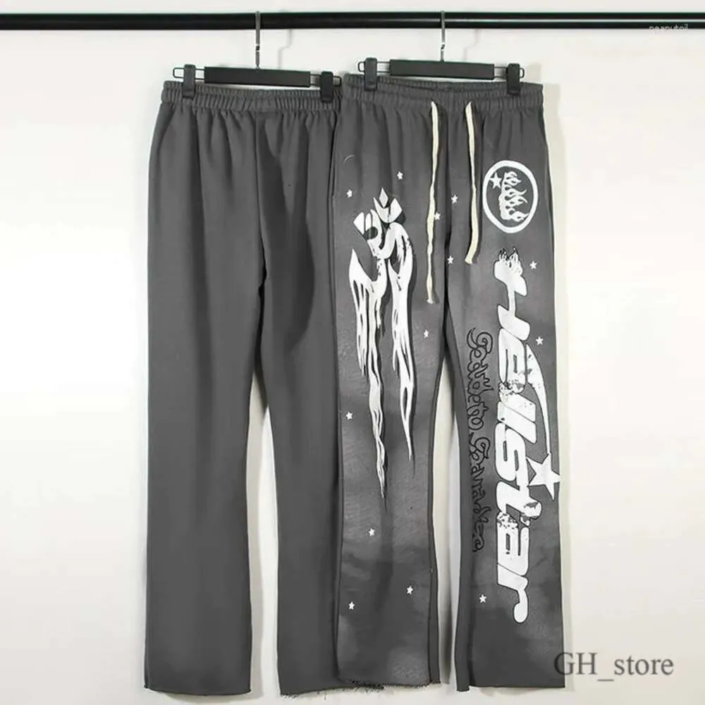 Hellstar Pants Pantalones De Hombre Y2k Vintage Hombres Streetwear