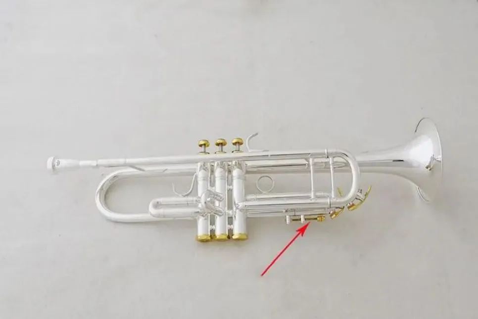 Kaluolin Best Trumpet LT190S-85 Instrument muzyczny BB Trumpet Gold Gold Professional Grade Music
