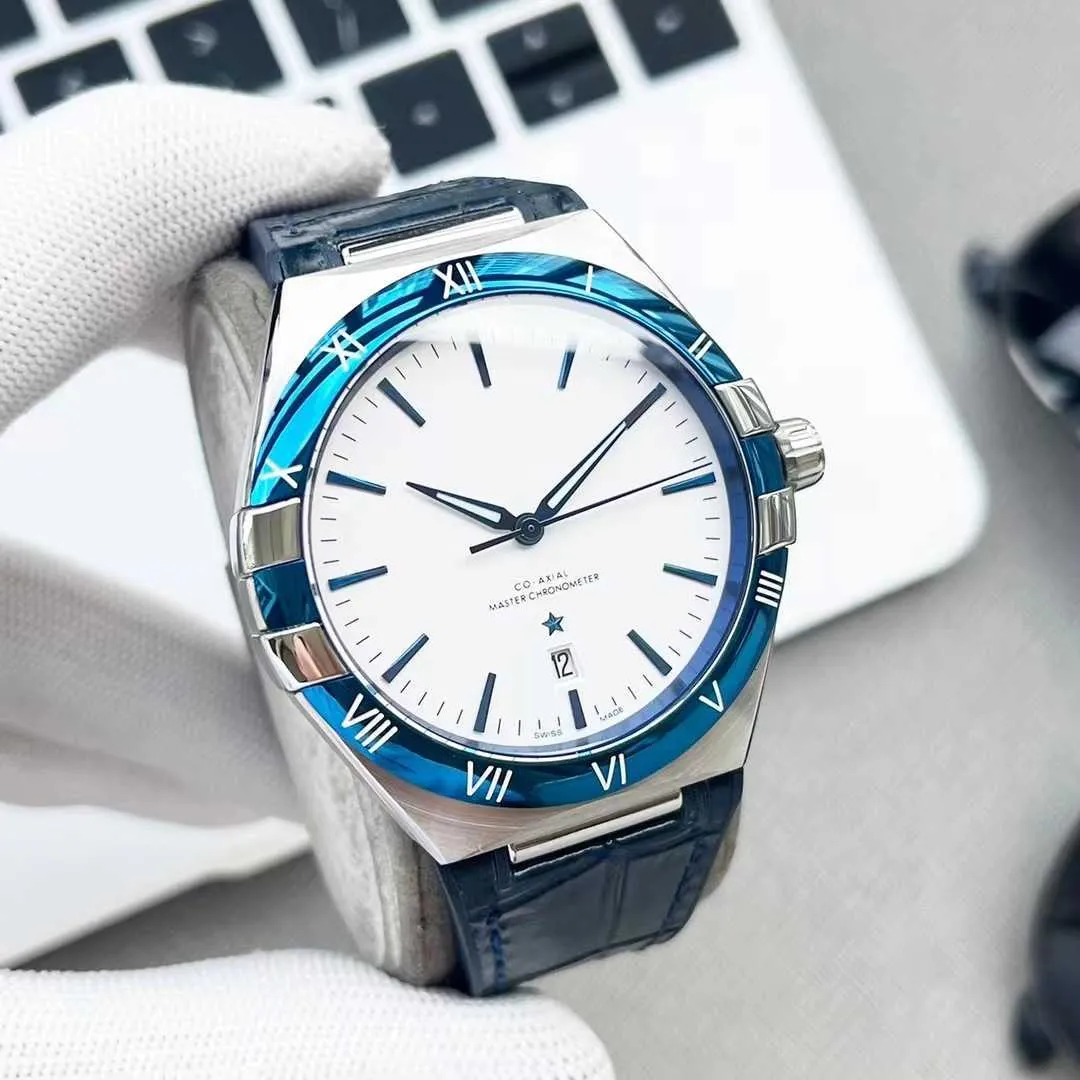 Designer Watch Watches Oujia Constellations femte generationens Haima Series Belt Steel Belt hela automatiska mekaniska klocka Butterfly Flying Blue Balloon Series