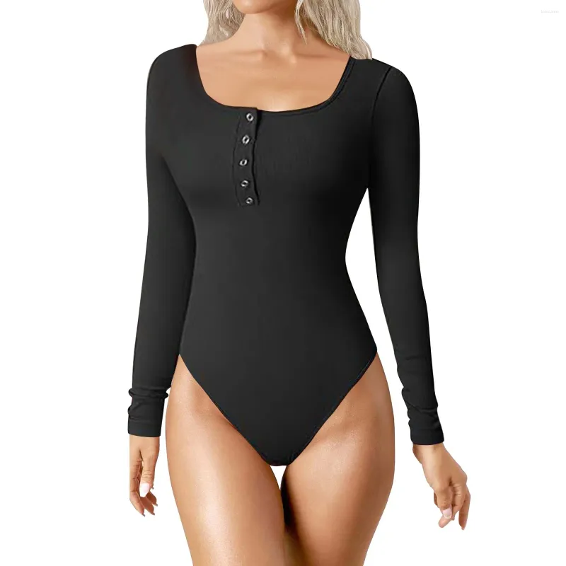 Erotic Bodysuit Shape For Women Sexy, Square Neck, Tight Fitting, Long  Sleeve, Button Elastic Autumn/Winter Costume From Biancanne, $13.15