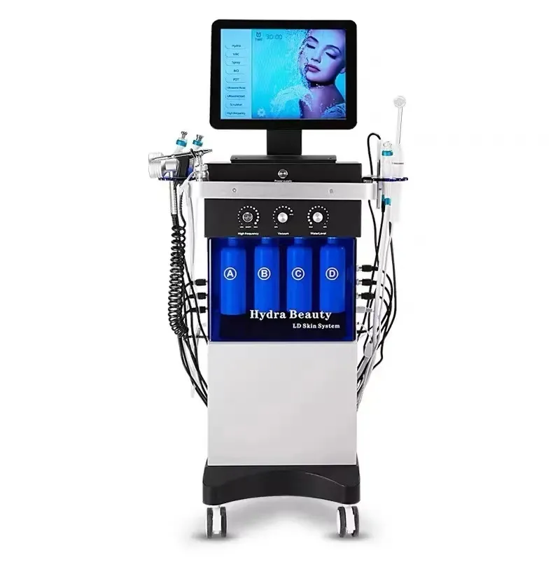 Macchina per la cura della pelle di rimozione di acne professionale Hydradermabrasion Skin Whitening Liveting Bio Microdermoabrasion Diamond Microdermoabrasion Hydro Beauty Device