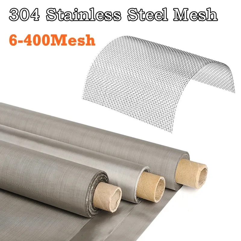 Sink Strainers 304 Stainless Steel Mesh 50cm Width Food Filter Metal Net Filtration Woven Wire Sheet Screening Filter Home Kitchen Strainers 231204