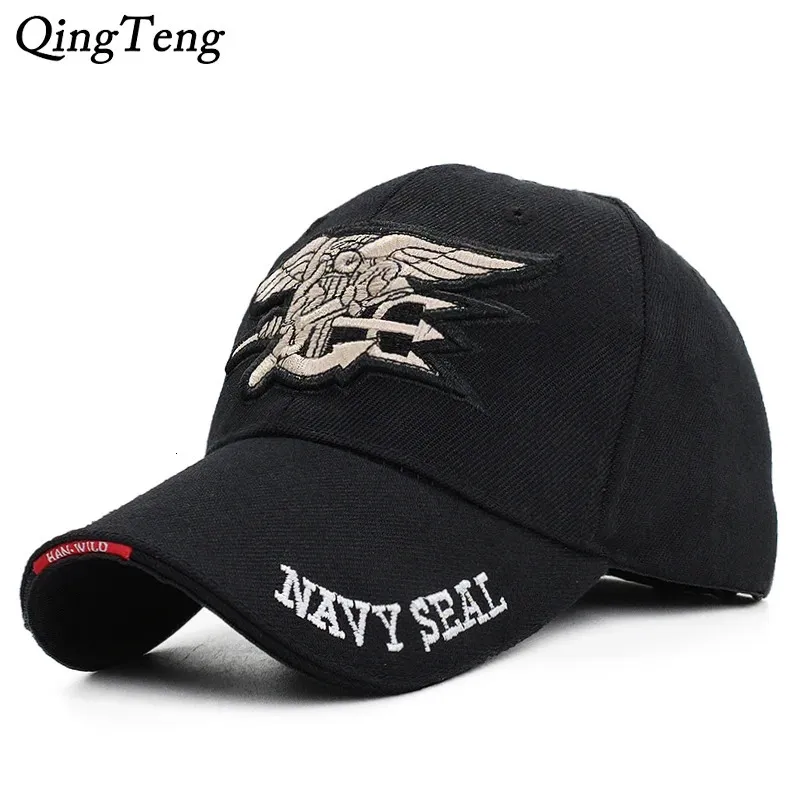 Ball Caps Team Tactische Baseball Cap Heren Navy Seals Caps Merk Gorras Katoen Leger Hoed Zwart Bone Mannelijke 231204