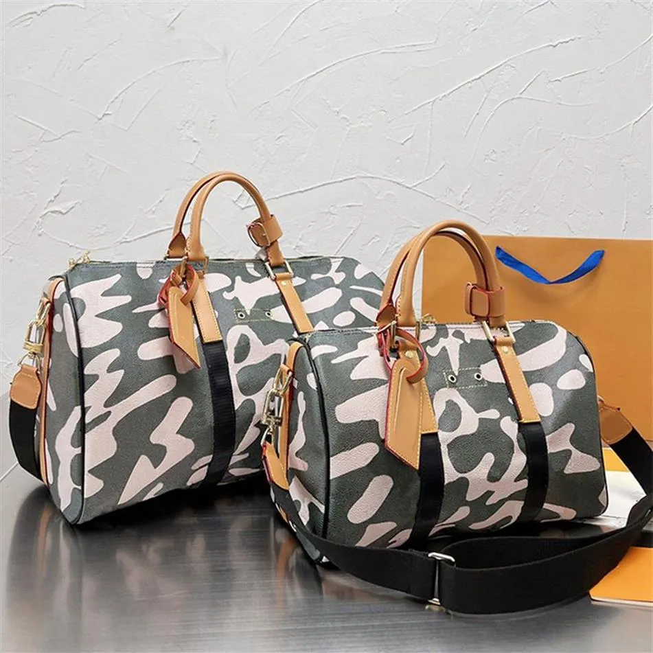 Designer camo da viaggio camo borse unisex di alta qualità di grande qualità fitness borse a messaggeri mobili totes291k