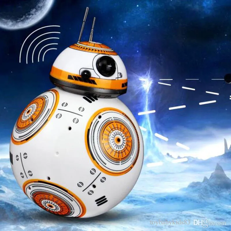 Space War BB8 Intelligent Remote Control Robot Toy Dance Spinning Ball with Light Patrol Robot Star Devastator Toy For boy Robot Toy Model Kit Action Figure kids Toys