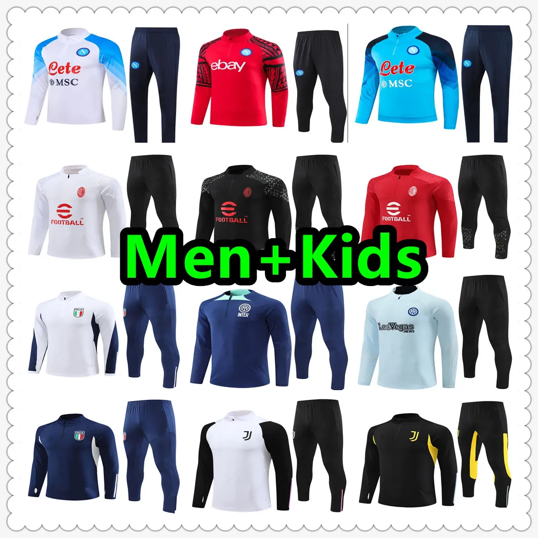 tuta Juventus Inter Milan ac Italy Italie Naples Napoli tuta calcio maglia 2022 2023 soccer tracksuit football jerseys code：