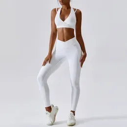 Active Sets Yoga Set 2PCS Gym Workout Clothes For Women Seamless Leggings Sports Bra Suit Female Clothing High Waist Shorts Tracksuit