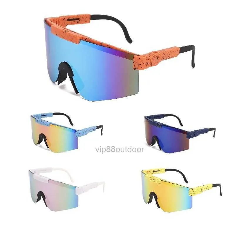 2024 Outdoor Brillen Sport Gepolariseerde Zonnebril UV400 Hardlopen Fietsbril voor Mannen en Vrouwen Rijden Baseball Viper UV Bescherming Groot Frame 221102 4U4N