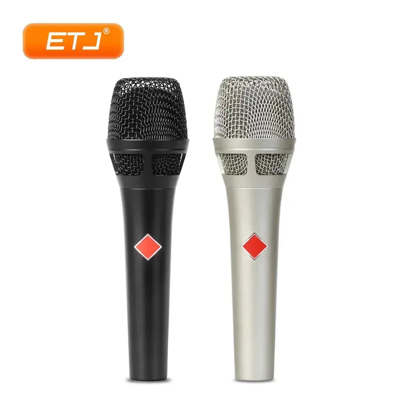 Microfoons Dynamische microfoon KMS105 Vocaal Klassiek Live Bedraad Handmicrofoon SuperCardioid Helder geluid Stage Performance 231204