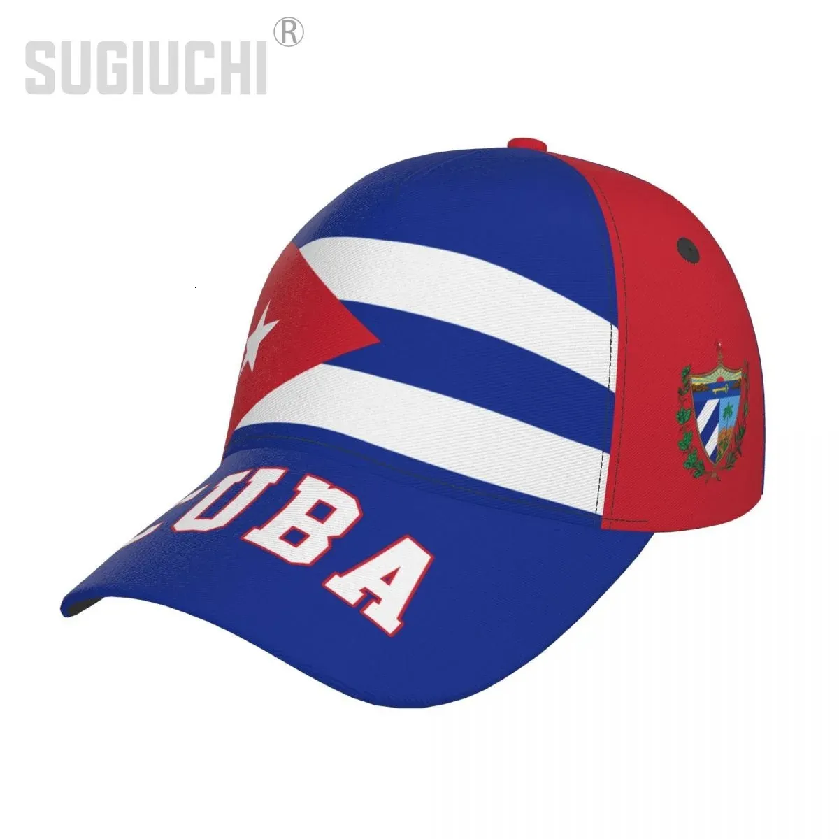 Ball Caps Unisex Cuba Flag Cuban Adult Baseball Cap Patriotic Hat for Baseball Soccer Fans Men Women 231204