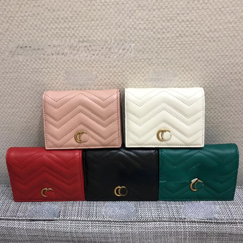 Perfect Marmont Series Wallets Classic Card Holders Brand Genuine Leather Purse