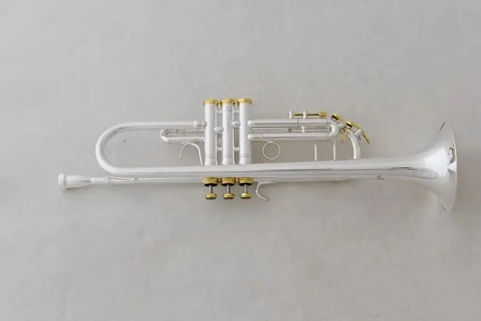 Kaluolin Best Trumpet LT190S-85 Instrument muzyczny BB Trumpet Gold Gold Professional Grade Music