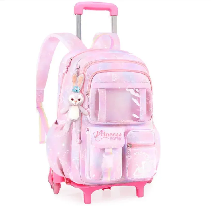 Unique Design Frozen Pink Trolley Backpacks Leisure School Bag for Girls -  China School Bags and Backpack price | Made-in-China.com