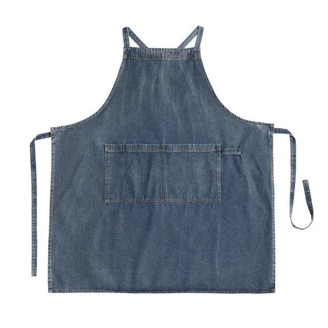 Denim Apron With Pockets For Women, Kitchen Chef Philippines - View #9