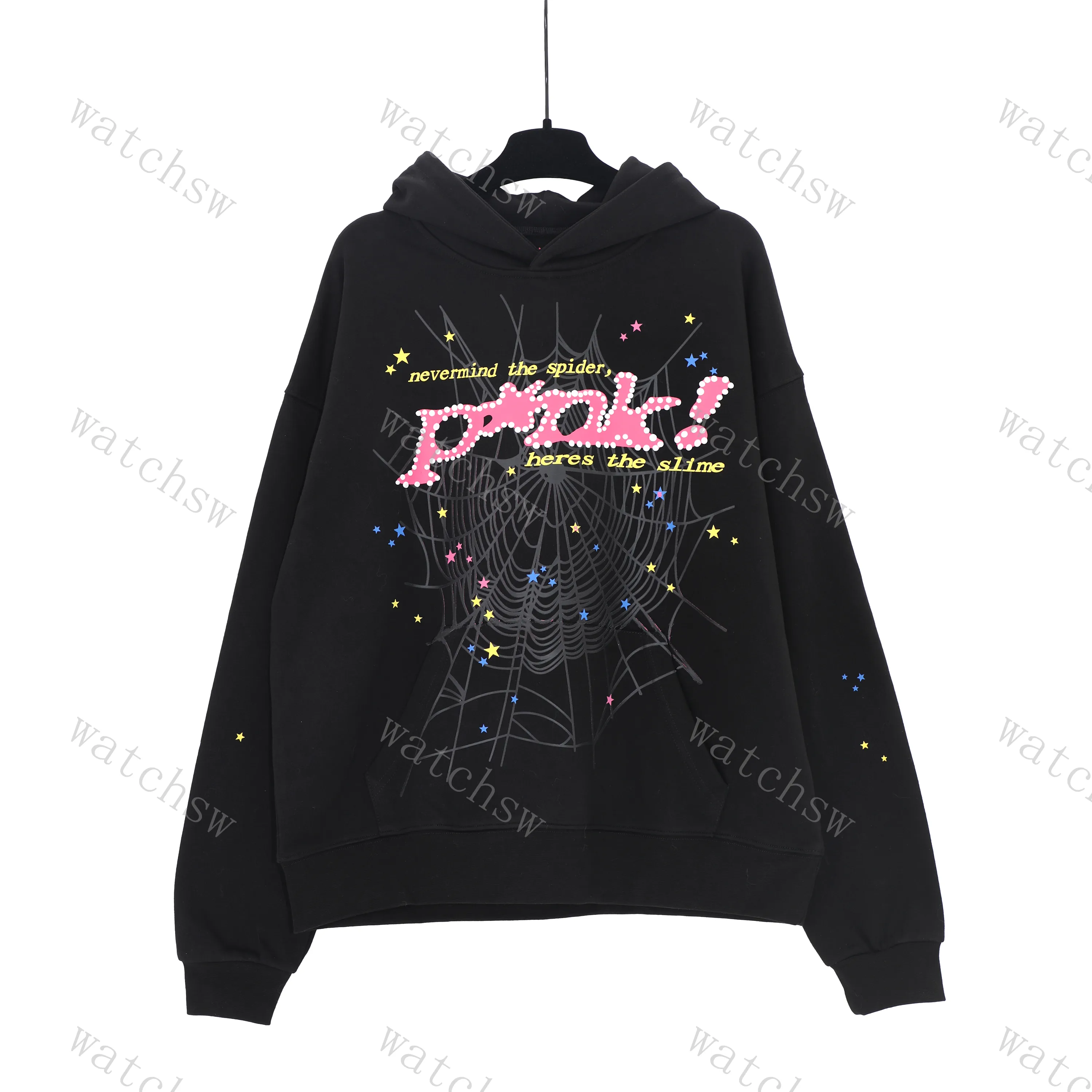 DHgate.com:Young Thugs Pink Purple Spider Web Unisex Hoodie DHgate.com:Young Thugs Pink Purple Spider Web Unisex Hoodie