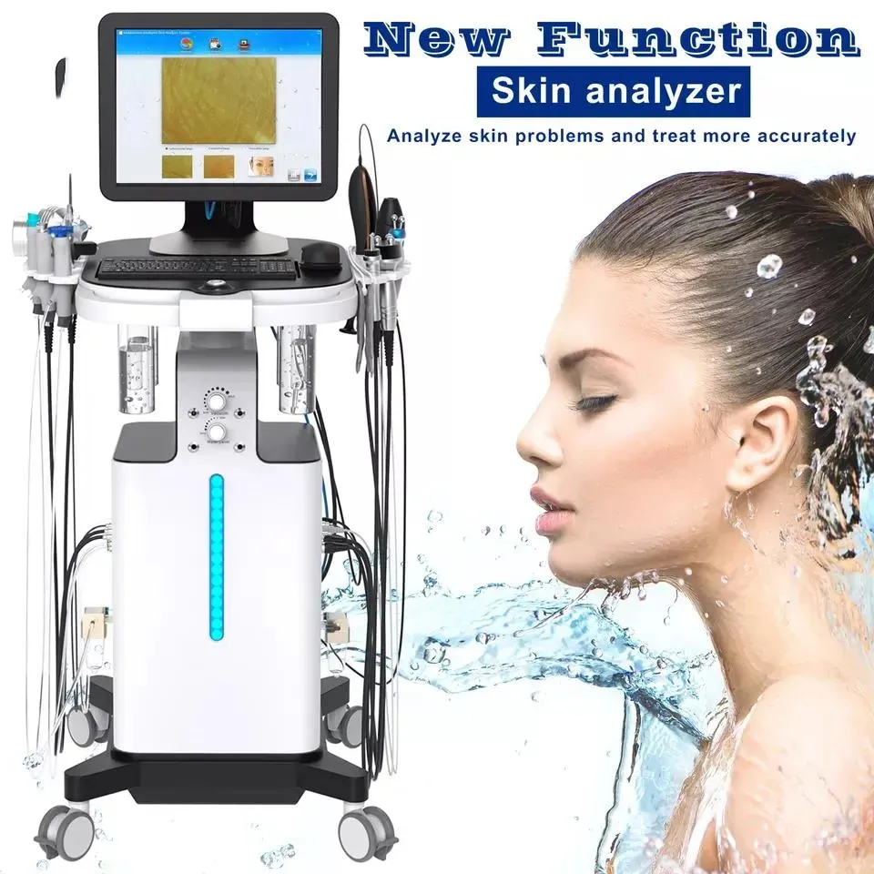 2024 Newest Hidrafacial 13 in 1 Diamond Dermabrasion Aqua Facial Hydra Microdermabrasion Hydrodermabrasion Beauty Equipment CE Approved
